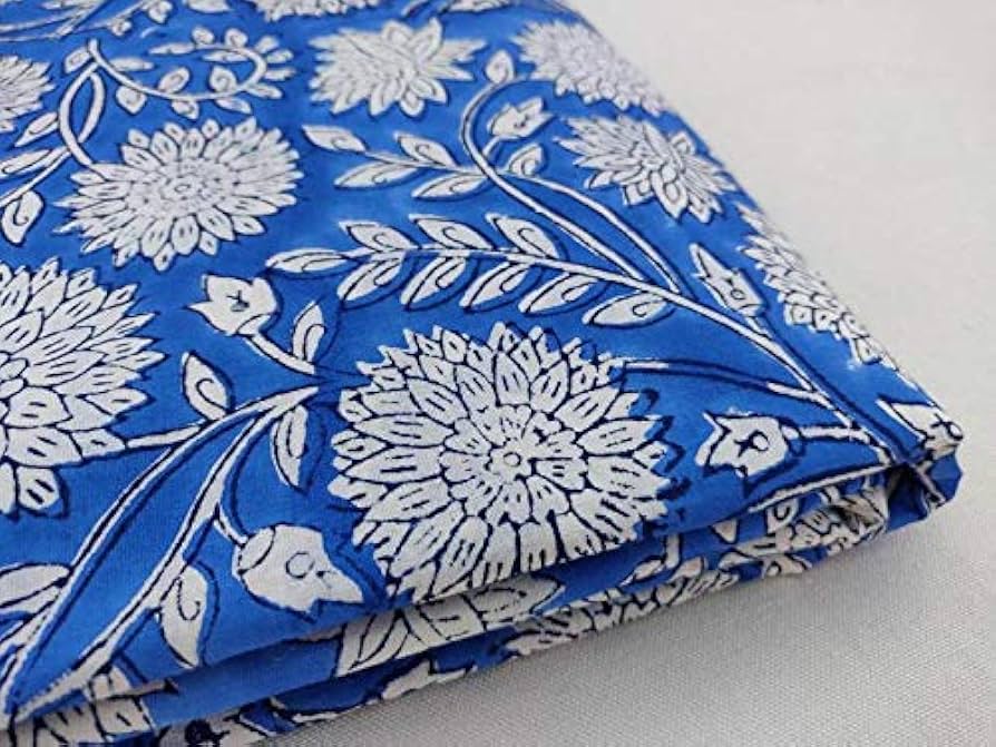 インド ピュアコットン×ハンドブロックプリント アナルカリセット【53L-40】 インド ピュアコットン×ハンドブロックプリント アナルカリ